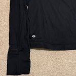 Lululemon  It’s Rulu Run Long Sleeve Size 10 Black Athletic Running Fitted Top Photo 6