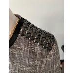 H&M  blazer short size 6 fancy trendy gray Photo 1