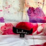 Lulus Satin Pink/Purple Splatter Skirt Size XS/Small NWT Photo 3