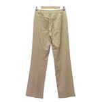 St. John  Sport Tan Jacquard Pants Size 2 Textured Straight Leg Animal Print VTG Photo 2