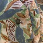 Roxy  Midnight Avenue Blue Floral‎ Print Boho Wide Leg Pull On Pants Size XS Photo 5