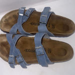 Birkenstock  Oiled Leather FRANCA Dusty Blue Gorpcore Slip On Sandals Women’s 10 Photo 0