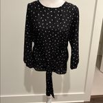 West Kei New With Tags Stitch Fix West Key Chileen Tie Front Blouse Sz L Photo 1