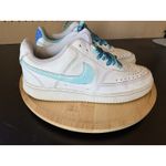 Nike Court Vision Low White Casual Shoes Sneakers Size 6.5 Women's Painted*** Photo 4
