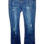 Buffalo David Bitton Buffalo Mid Rise Stretch Flare Blue Denim Jeans Size 28 Photo 0