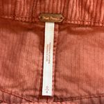 Free People  Ray Coral Corduroy Button Front Mini Skirt Size 0 Photo 6