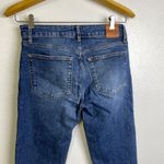 ANINE BING Enzo Jeans 27 Womens Slim Straight Distressed Raw Hem Split Cotton Photo 8