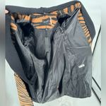 NWT Dolce Cabo Double Breasted Coat with Removable Knit Collar Brown Zebra Small Photo 4