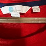 Boden Women's Vibrant Red Midi Dress Orange Size 10 Photo 2