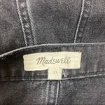 Madewell  Black Denim Lunar Wash Mini Skirt Sz 25 Photo 2