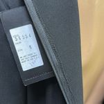 Alberto Makali Black Faux Leather Trim Zipper 3 Quarter Sleeve Dress Womens 6 Photo 9