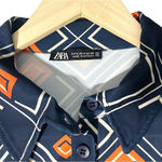 ZARA Geometric Printed Tunic Mini Dress Photo 2