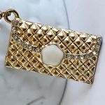 Dangle Purse Earrings Gold Photo 1