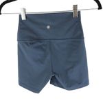 Yogalicious  Lux Womens Bike Shorts High Rise Blue XS Photo 1
