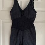 JoyLab  Workout Bodysuit Active Women’s Medium Black Stretchy Seamless Photo 0