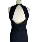 Chiara Boni La Petite Robe Rocca Textured Paneled Midi Dress Black Size L NWT Photo 7