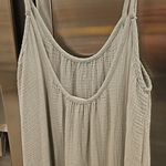 💕FRESH LAUNDRY💕 Gauze Flowy Dress ~ 100% Cotton Light Gray Small S NWOT Photo 3