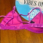 Triangl Swimwear Vibrant Brushed velvet Fuchsia Bikini Top Pink Size XS Photo 1