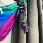 Bleu Rod Beattie Blue gradient bottoms with tassel accents.  BEAT THE HEAT TIE SIDE HIPSTER BOTTOMS Photo 2