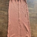 Sundry  by Anthropology Salmon Pencil Skirt W/ Back Slit Lux Rib Adobe Color NWT Photo 0