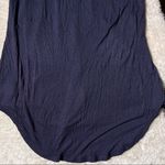 Anthropologie Tiny Navy Blue Button Down Sheer Velour Sequin Sleeveless Top Photo 9