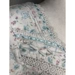 Eileen West Nightgown Floral Ballet Sleeveless Babydoll Lace Trim Cotton Medium Photo 2