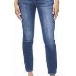 Pistola Anthropologie Aline High-Rise Skinny Crop Jeans Wave Blue Size 27 Photo 1
