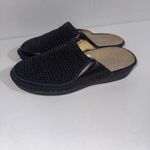 La Plume Italian Leather Black Woven Minimalist Clogs Mules US 7.5 Photo 13