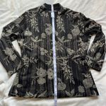 Jones New York Vintage Y2K  long sleeve top floral & sequin pattern size medium Photo 6
