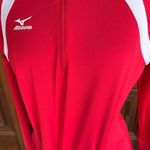 Mizuno Red Performance Pullover Long Sleeve Photo 7