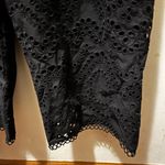 Topshop Black Broderie Anglaise Jumpsuit Sz 12 Photo 3