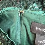 Teeze Me Size 11/12 Green Sequined Tulle & Lined Sleeveless Fit & Flare Dress Photo 7