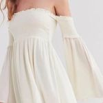 Ecote  Women's Elora Cream Off the Shoulder Smocked Tunic Photo 0