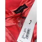 Retrofete Sabrina Satin Dress in Coral Large New Womens Long Gown Midi Pink Photo 7