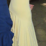 Lucy in the Sky  Maxi Dress Yellow Strapless Photo 0