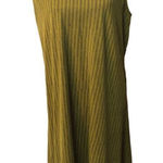 H by Halston Halston Dress Womens High Low Hunter Green Stripes Tank Style size XL Photo 0