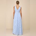 Lulus LULU’S Sweet Sophistication Light Blue Burnout Floral Maxi Dress Photo 5