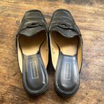 Nordstrom  Female Flats (Amelia) slide mule black leather size 8 Photo 2