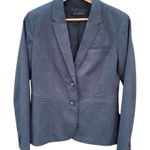 Banana Republic Women's Blazer Size 4 Grey Two-Button Jacket Photo 0