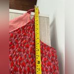 Joie Bondi Tiered Tea Rose Sleeveless Maxi Dress Red Floral Boho Cottagcore XXL Photo 3