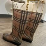 Burberry Rain Boots - Check Print Photo 1