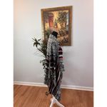 Ashley Stewart Women's 12 Aztec Tribal Knit Sweater Cardigan Open Raglan Sleeve Photo 3