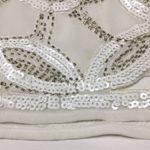 Verty  • White Sequin Floral Skirt Large Photo 8