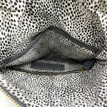 Sole Society Woven Flap Crossbody Bag Clutch Navy Blue Boho Minimalist Neutral Photo 13