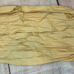 Abercrombie & Fitch  women’s pinch pleated tube top size medium yellow gold Photo 0