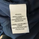 JS Collections  Lace Short Sleeve Midi Sheath Cocktail Dress Navy Blue Size 6 Photo 10