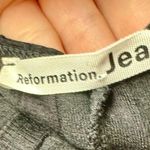 Reformation Jeans Ribbed High Neck Sleeveless Long Maxi Dress Black Medium M Photo 5