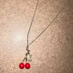 Cherry Necklace Gold Photo 0