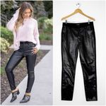 Judy Blue Skinny Fit Two-Tone Faux Leather Jeans – Size 11/30 Photo 1