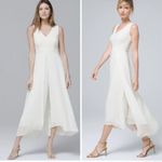 White House | Black Market OVERLAY JUMPSUIT IVORY Photo 1